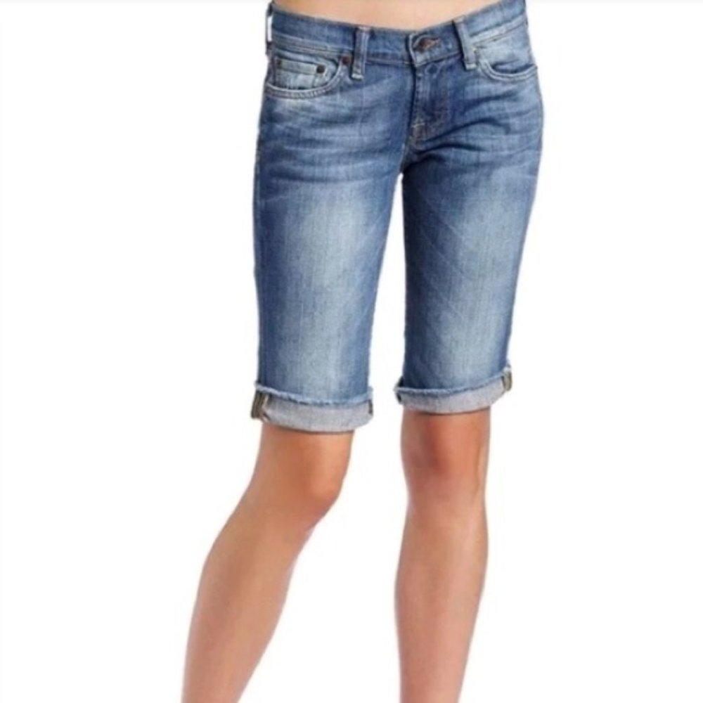 Women's Blue Denim Shorts